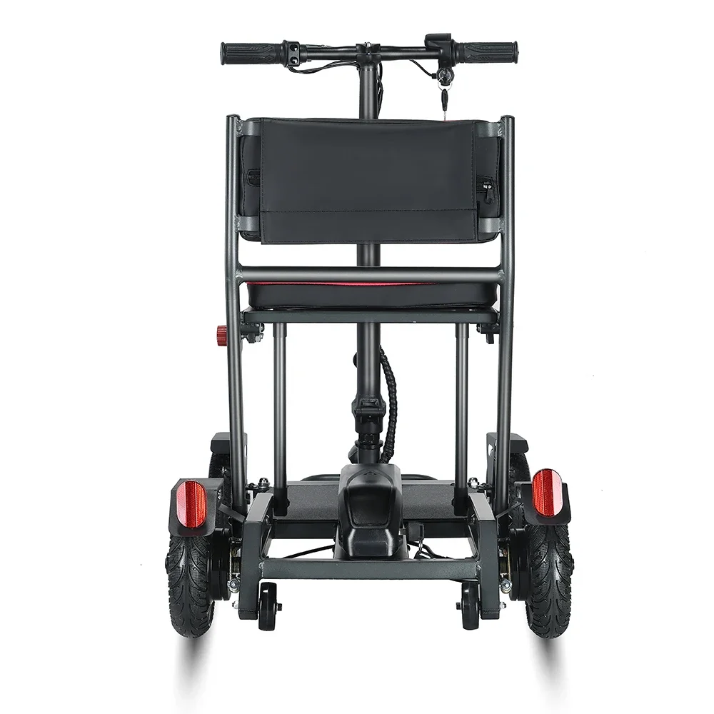 Wholesale Customized  4 Wheeled Folding Compact Travel Mobility Scooter for Seniors Disabled Outdoor Use