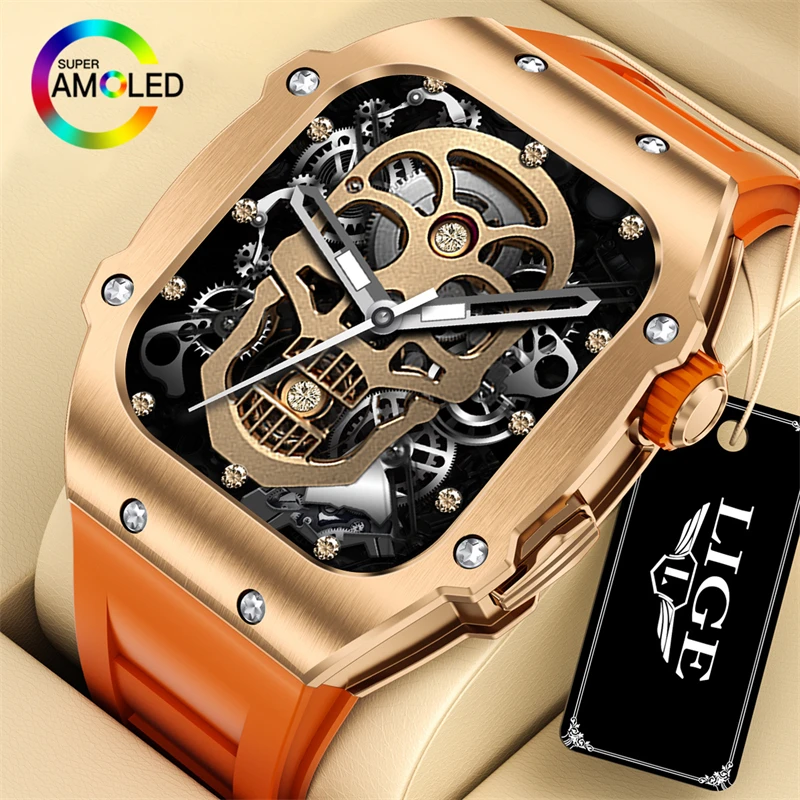 2024 Outdoor Sports Smart Watch Men 1.91 inch Screen Bluetooth Calling Waterproof Travel AI Voice Men Smartwatch For IOS Android