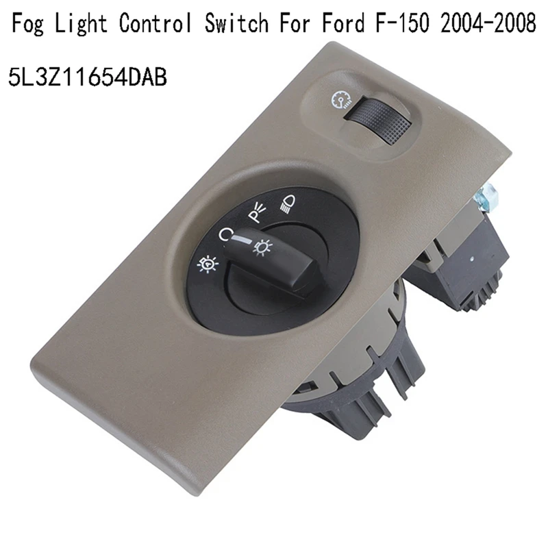 

AU04 -Car Dash Headlight Switch Turn Signal Dimmer Fog Light Control Switch For Ford F-150 2004-2008 5L3Z11654DAB