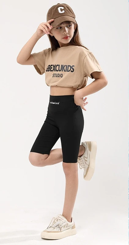 Girls Leggings for Summer Shark Pants for Outerwear Big Childrens Safety Pants Anti Slip Shorts Childrens Summer Pants