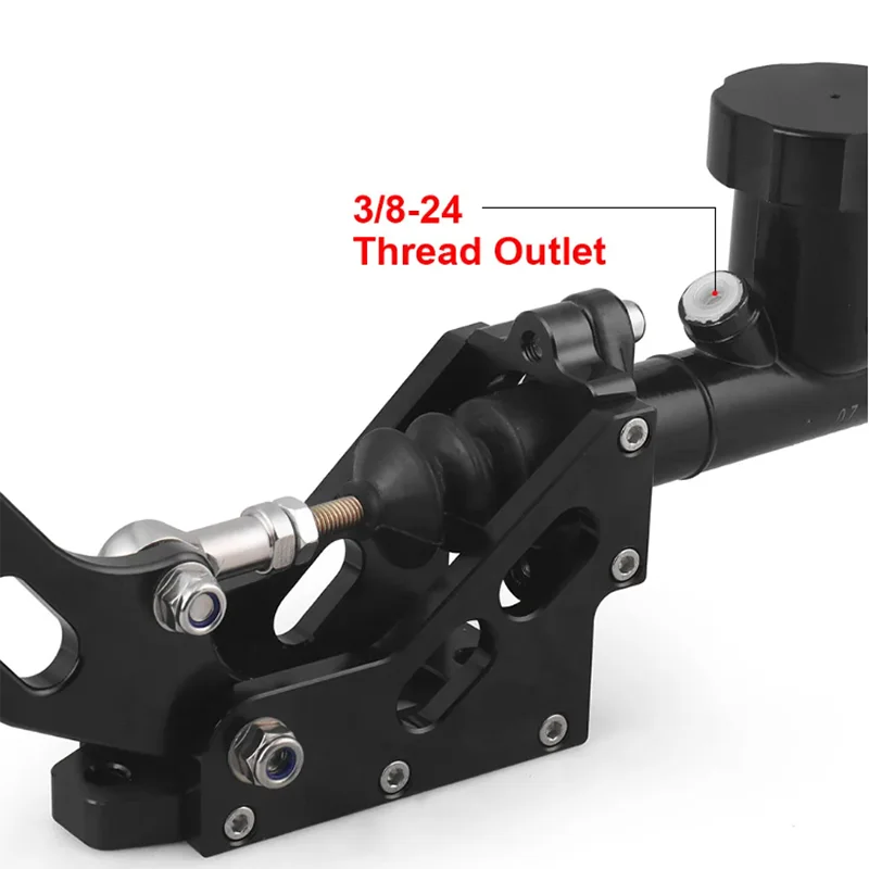 Universal Hydraulic Drift E-Brake Racing Hydraulic Handbrake Lever Gear Locking for Racing car black.