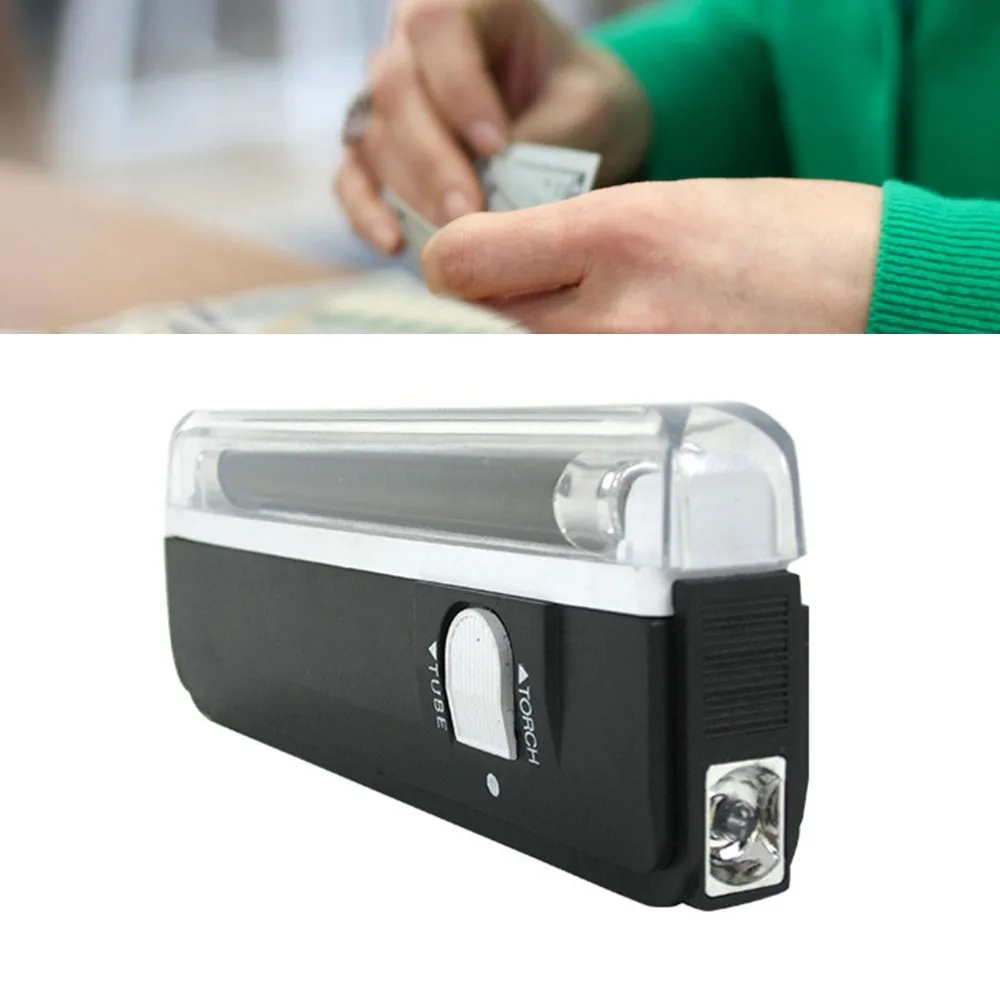 Efficient ABS Money Detector Violet Light T5 Lamp Banknote Detector Portable Design 4W Power Bill Tester Currency Checking
