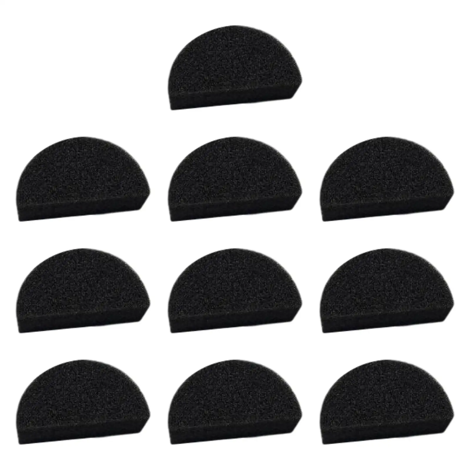 10 Stück Körperbemalungsschwämme, wiederverwendbar, schwarz, für Kinder, hochdichte Gesichtsbemalungsschwämme, Set für Kunstwerke, Halloween, Make-up, Gesichtsbemalung