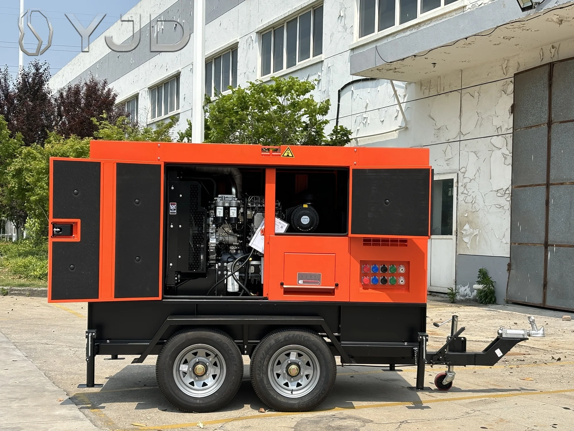EPA Tier 3 Perins Silent Generator 80KW Trailer Mounted Cmmins 100kva diesel Power Generator Price