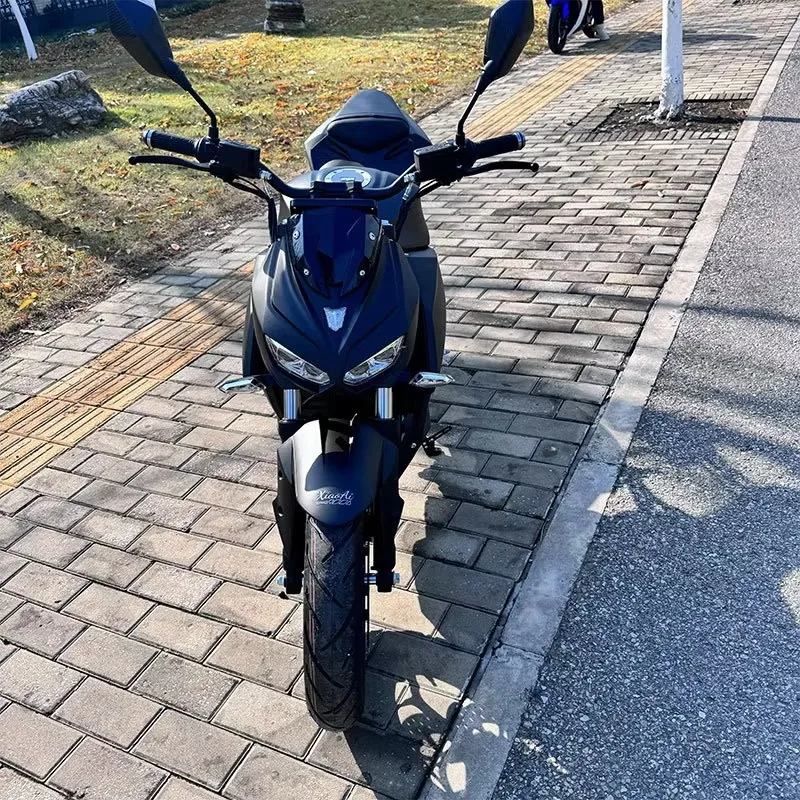 أحدث دراجة شارع كهربائية عالية السرعة 8000 وات لعام 2025 قابلة للتخصيص 48 فولت/60 فولت/72 فولت 70 كم/ساعة 80 كم/ساعة بطارية ليثيوم عصرية دراجة نارية إلكترونية 250 #5