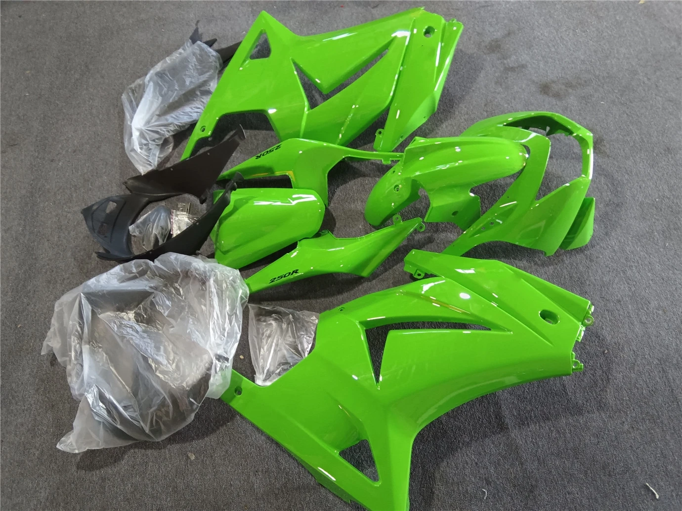 Motorcycle Fairing Kit Suitable for Kawasaki Ninja 250 08-12 EX250 2008 2009 2010 2011 2012 Fairing Green