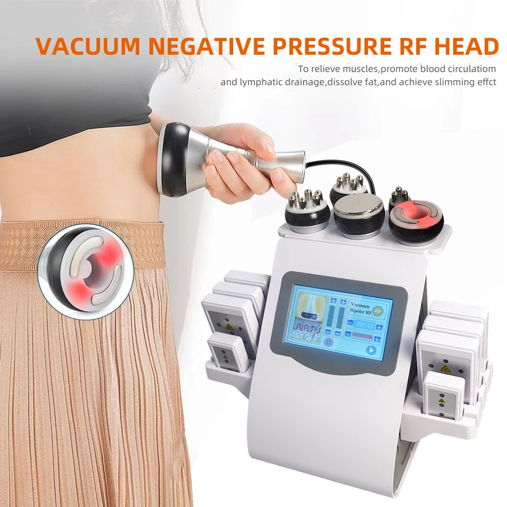 

Skinterest 3/4/6/9-in-1 KIM 8 40K Cavitation Machine Vibration Dredging Meridian Device Fat Burning Body Shaping Machine