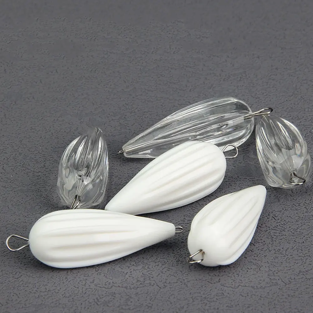 10 قطعة 3/3.5/4/4.8/7.5 جرام بطيئة غرق أو المياه العائمة رمي المعونة المساعدة الصيد تعويم بوبر الكارب إغراء صيد السمك أداة