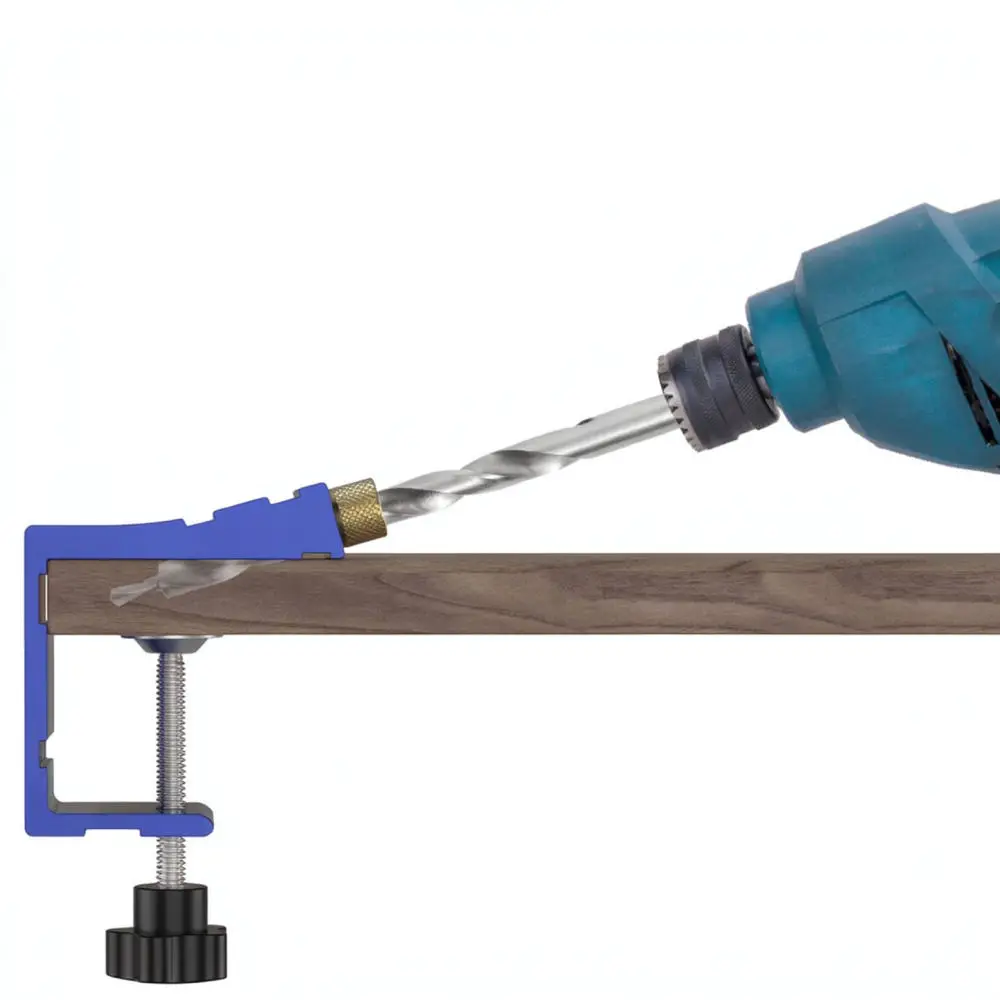 For For For LIAN Pocket Hole Jig Kit 15 Degree Drill Guide Locator Carpentry Tool Professional Woodworking Angle Jointer - Aliexpress Deal