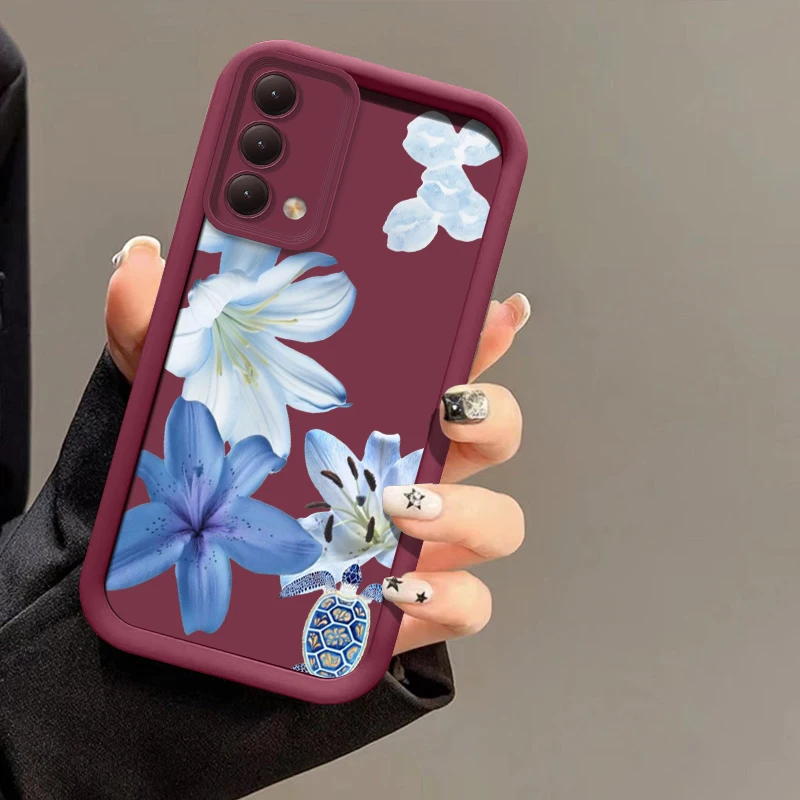 Lily Flower Phone Case For Infinix Camon 50 40 Pro Spark 40C 30 Pro 6 Go 1 2024 Tecno Pova 9 7 Ultra 6 Neo Matte Soft Cover - view 6