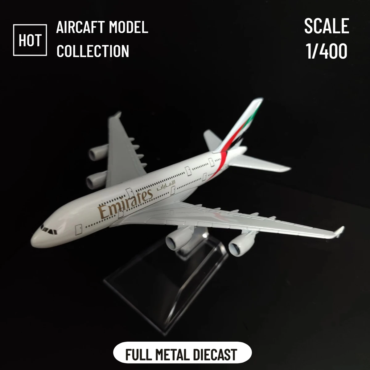 Schaal 1:400 Metalen Vliegtuigen Replica Fly Emirates A380 B777 Airlines Vliegtuig Diecast Model Luchtvaart Miniatuur Home Decor Jongen Speelgoed