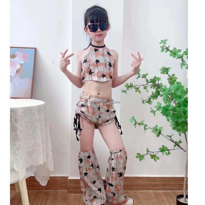 girls-kpop-jazz-dance-costume-lace-top-black-shorts-street-stage-performance-outfit