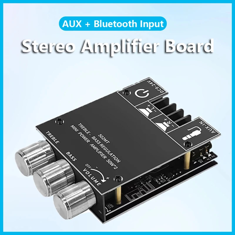 ZK-502MT 2X50W Bass…