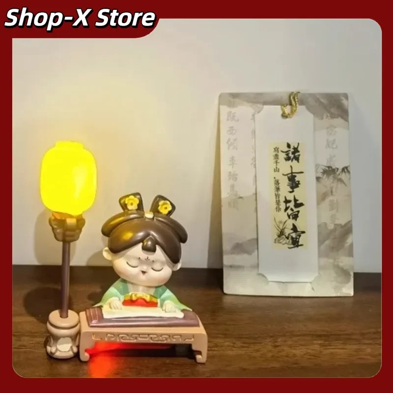 

Девичья глухая коробка династии Тан в китайском стиле - элегантный набор украшений ученого для декора комнаты для девочек, подарок