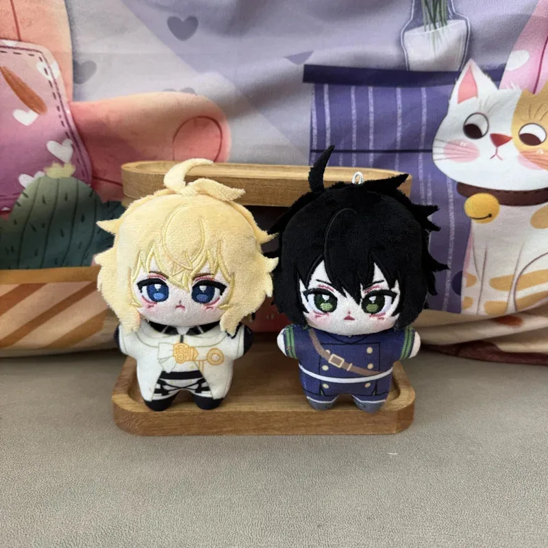 

New10cm Seraph Of The End Starfish Body Pendant Volleyball Stuffed Yuichiro Hyakuya Mikaela Hyakuya Decoration Keychain For Gift