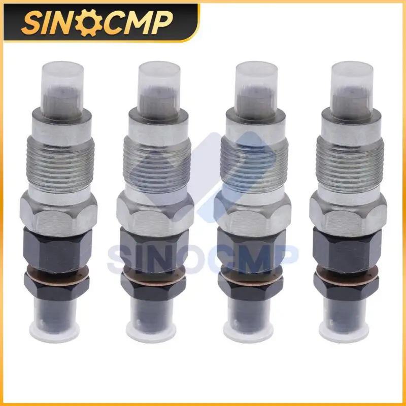 

4pcs Fuel Injector for Kubota V3 V3300 V3600 T V3800 1C010-53010 1C010-53900 Automobile Professional Parts