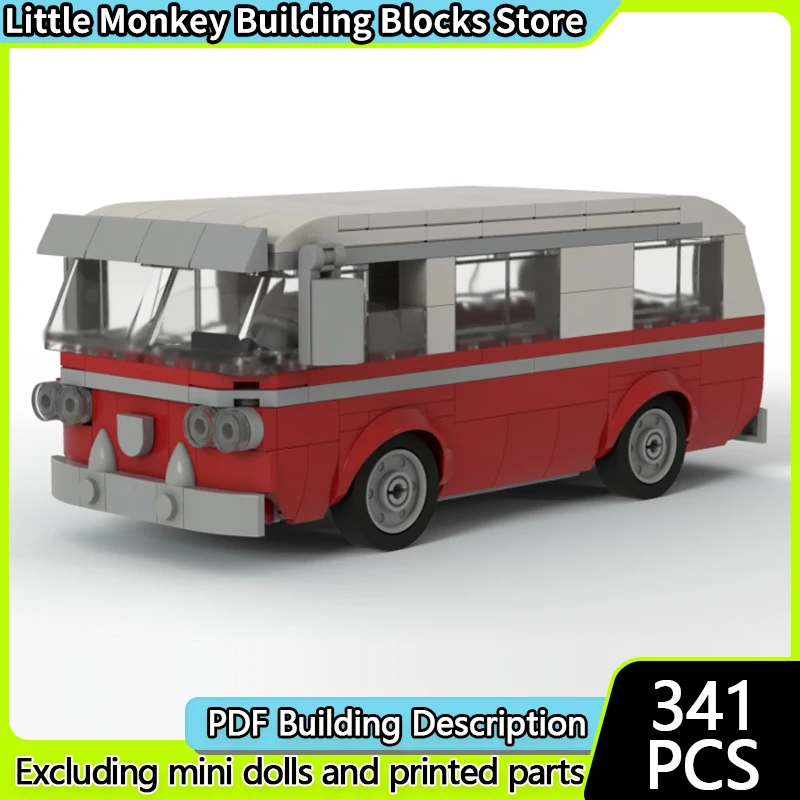 

Speed Racing Car Model MOC Building Bricks City Transport Van Modular Technology Children Holiday Gifts Assemble Toys Suit