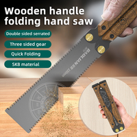 Double-Sided Folding Saw SK5 Steel Pocket Garden Saw Outdoor Camping Industrial Grade Anti Slip And Durable Manual Hardware Tool