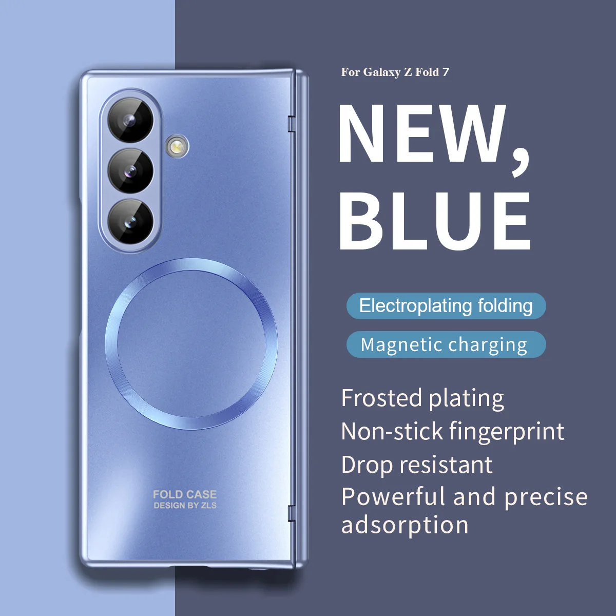 

For Samsung Galaxy Z Fold7/6 Phone Case Magnetic Shell Film Hinge All-inclusive Foldable Screen Anti-fall ZFold6 Protective Case