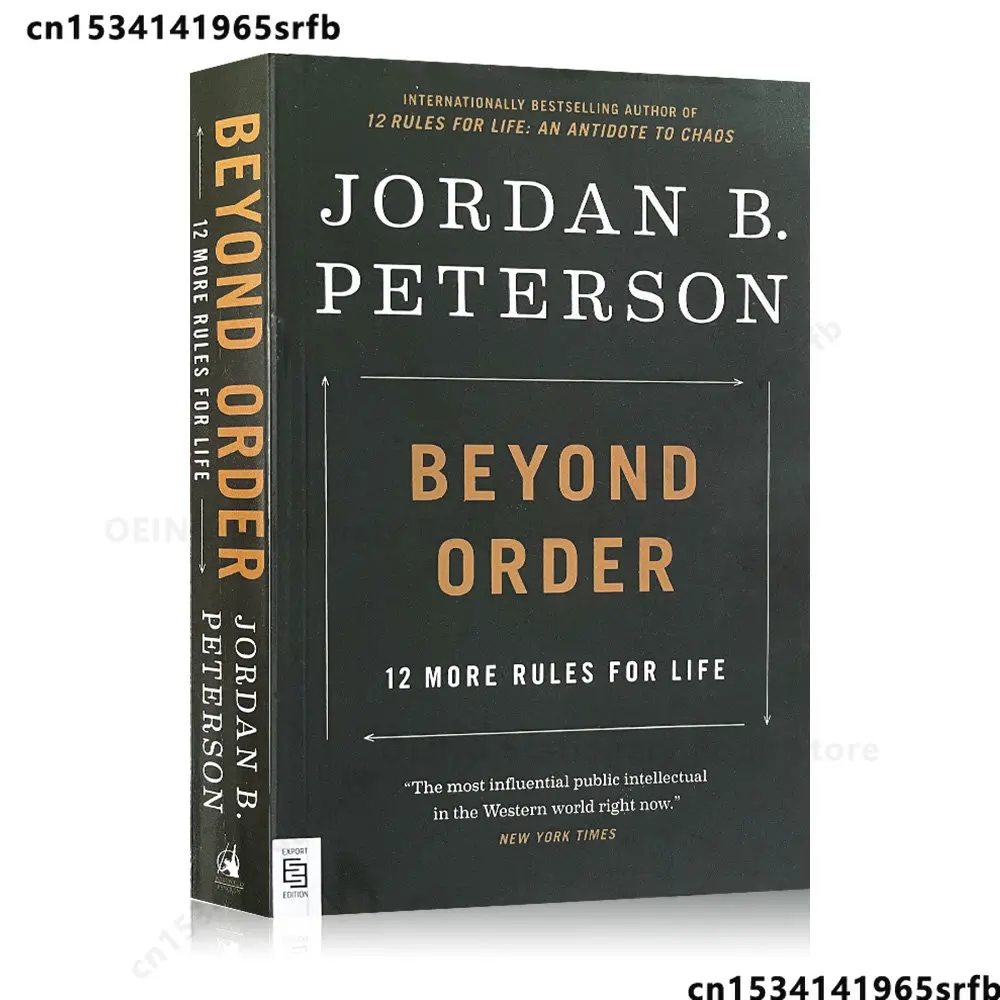 Beyond Order: 12 More Rules for Life By Jordan B. Peterson Inspirational Reading Book for Adult