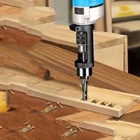 Square Hole Drill Adapter, Mortising Attachment, Aluminum ,Cast Iron Accessories Premium for Mortise and Tenon Joints