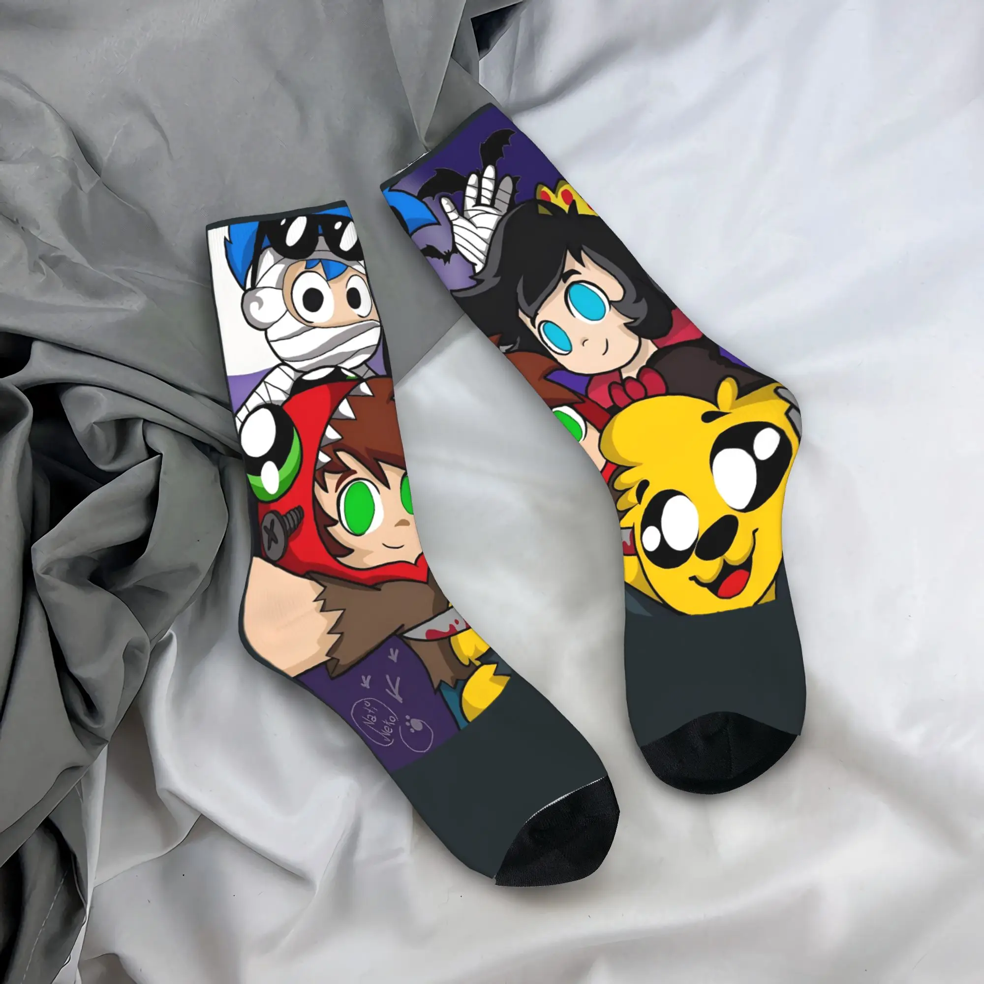 

Mikecracked Mikes Stockings Men's Socks Comfortable Funny Socks Autumn Outdoor Sports Anti Skid Graphic Socks Gift Idea