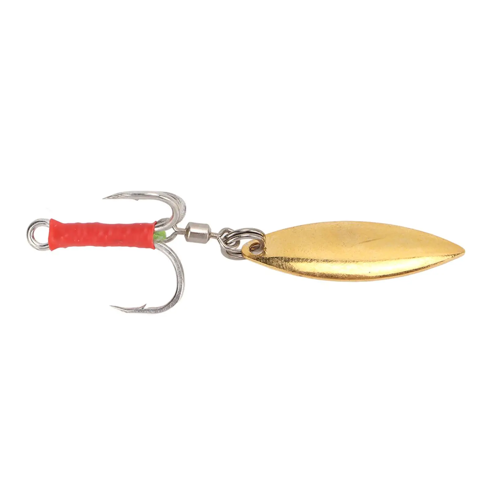 Heavy-Duty Reflective Sequin Fishing Lures with Barbed Treble Hook - Stainless Steel Saltwater Bait