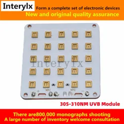 1Pcs  3535 ultraviolet LED lamp beads UVB ultraviolet 305NM 310NM phototherapy biological detection lamp board medical beauty
