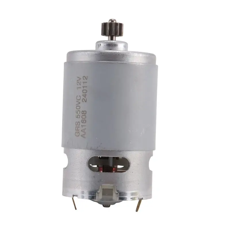 [NEW!A08R】 RS550 12V DC Motor DIY Power Tool Kit With Two-Speed 12 Teeth And High Torque Gearbox For Electric Drill Screwdriver