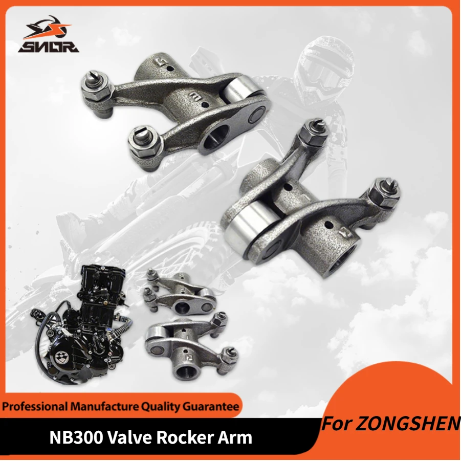 

SNOR для ZONGSHEN NB300 300CC мотоциклетный клапан, коромысло ZS174MN-5 4T, детали двигателя с водяным охлаждением, внедорожные впускные и выпускные клапаны