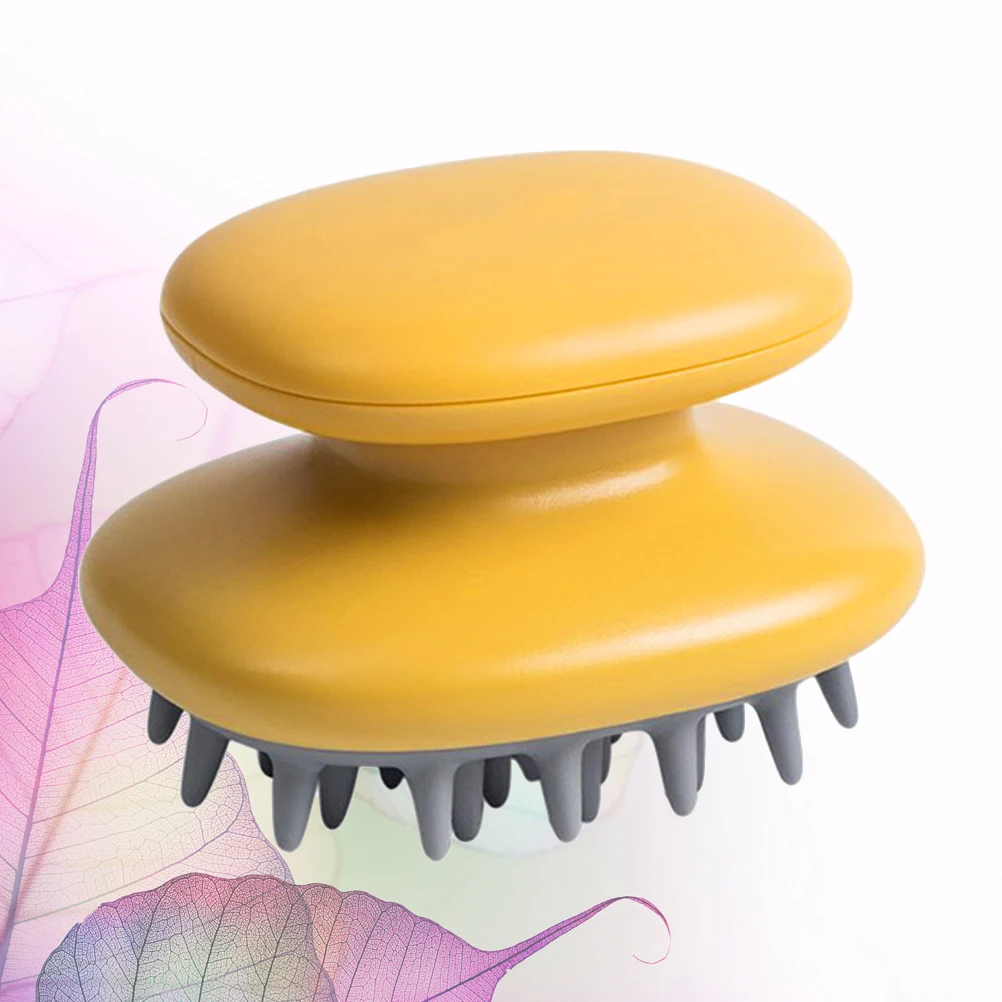 

Silicone Shampoo Massage Comb Hairdressing Shampoo Massage Comb Handheld Cleaning Hair Shampoo Comb Portable Shampoo Massage Com