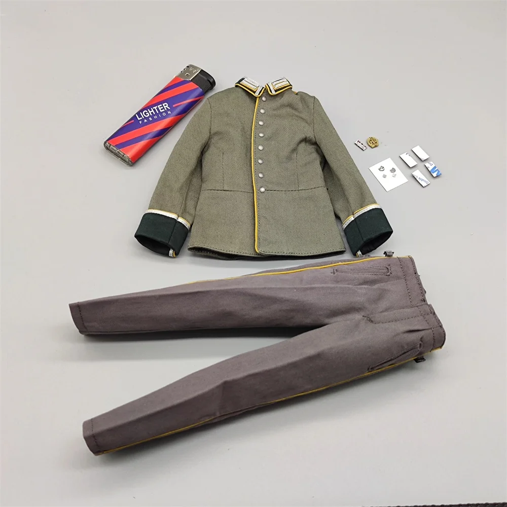 

1/6 The Horse Flag Soldier Man Toys Model Tops Coat Pant with Medals Necklace Shirt For 12" DID COO DAM Figure DIY DID D80193