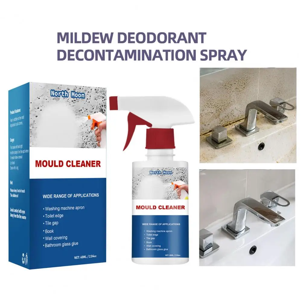 Mold Remover Quick Penetration Wall Cleaner Spray No Damage Remove Stains  Good Wall Seam Decontamination Spray