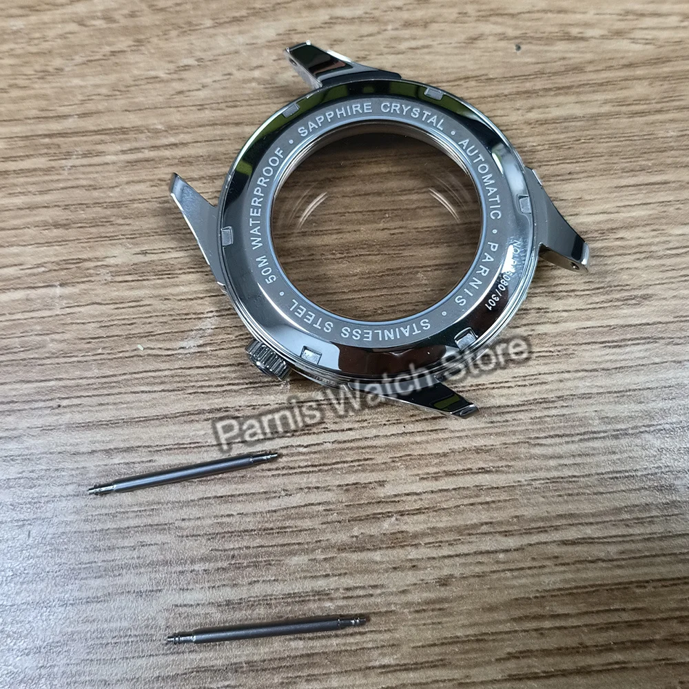 Parnis – boîtier de montre-bracelet en acier inoxydable, cristal saphir, 42mm, 5ATM, adapté au japon NH38 NH35 NH70, mouvement automatique