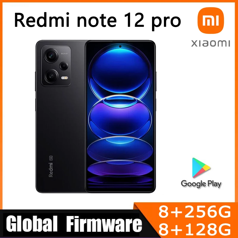 Smartphone Xiaomi Redmi Note 12 Pro Smartphone 5G Global firmware Camera MediaTek Dimensity 1080 16MP 2400×1080 used phone