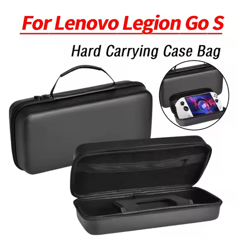EVA Hard Carrying Case Bag for Lenovo Legion Go S Accessories Anti-Drop Travel Storage Case with Mesh Pocket Travel Carrying Bag