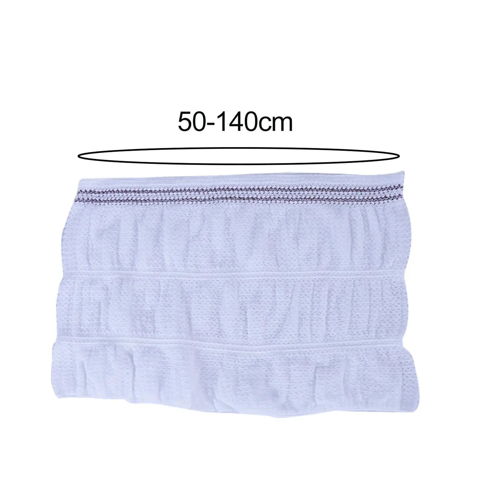 Pañal de tela para adulto, protección efectiva contra fugas, cintura de 50cm-140cm, 10 unidades