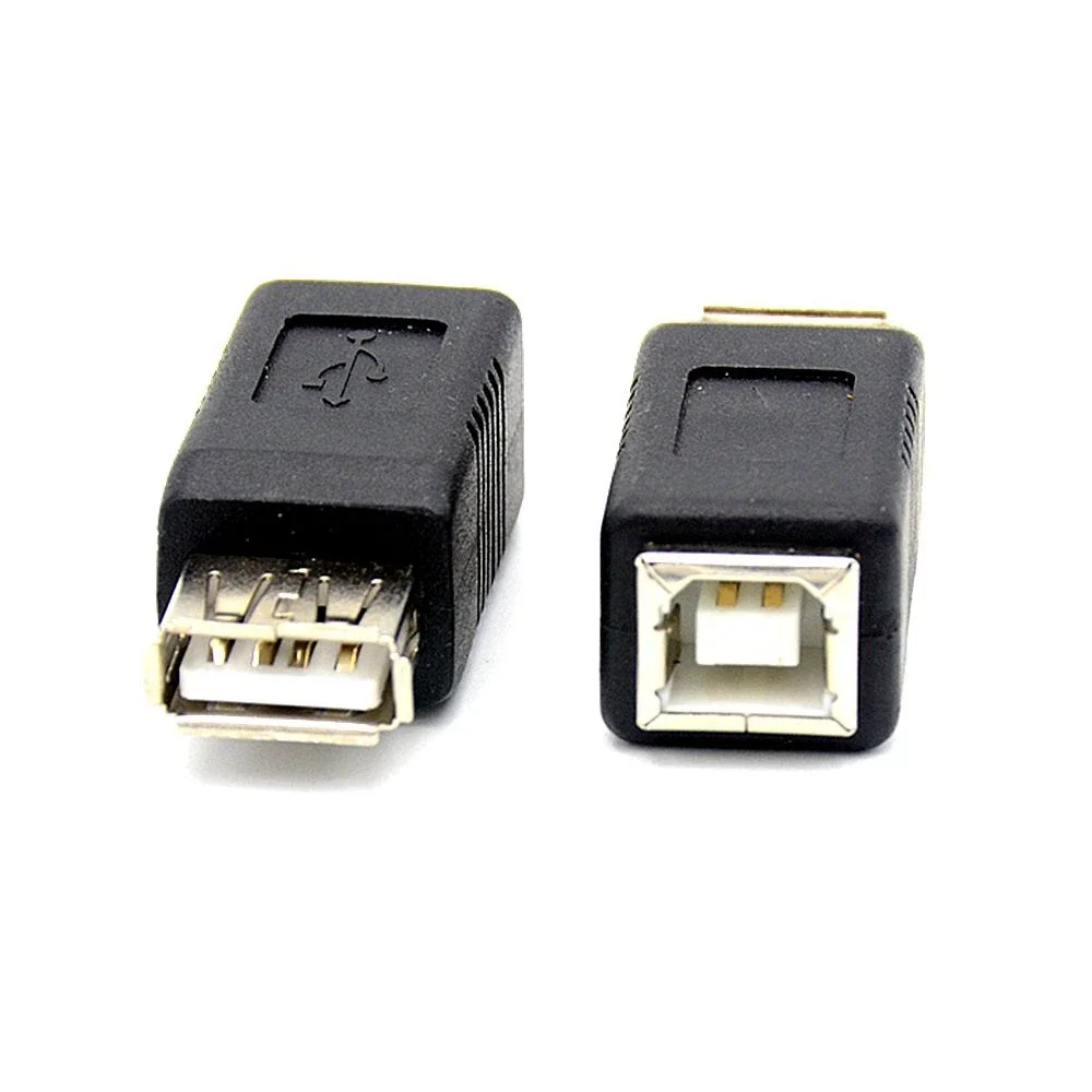 USB female to print female adapter AF/BF printer adapter computer A female to B  connection cable connector