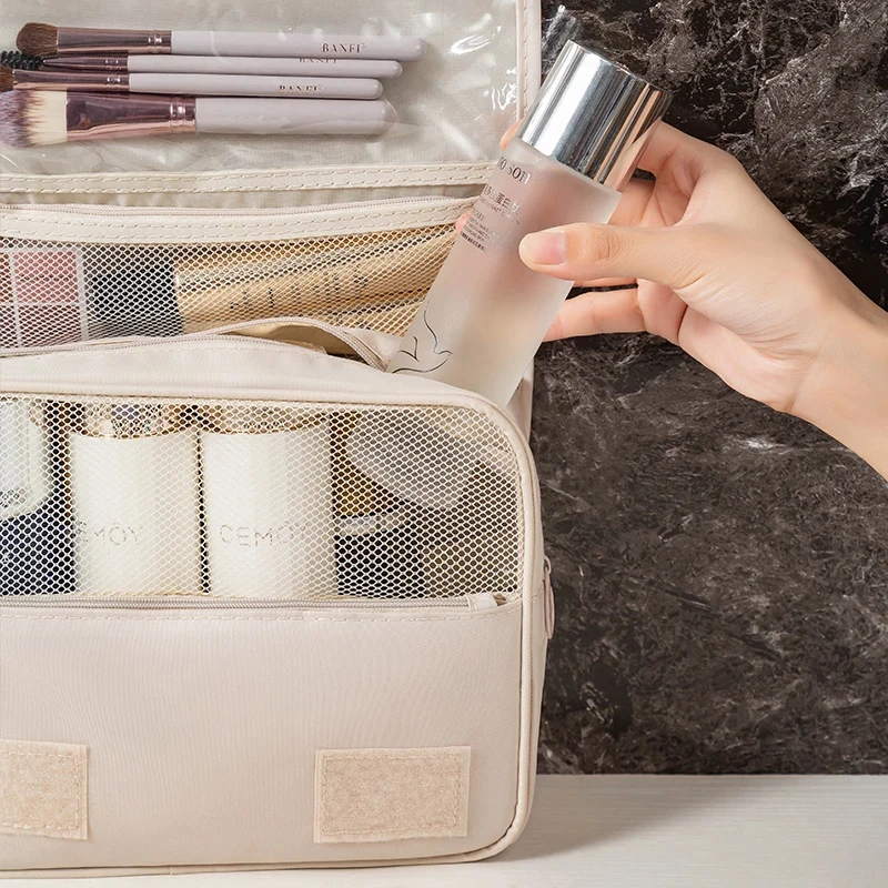 Multifunctional travel hook wash bag cosmetics storage bag image 4
