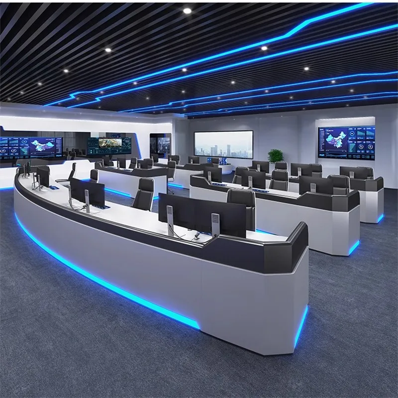 Monitoring room, command center, console, creative operation ， paint , monitoring table, traffic