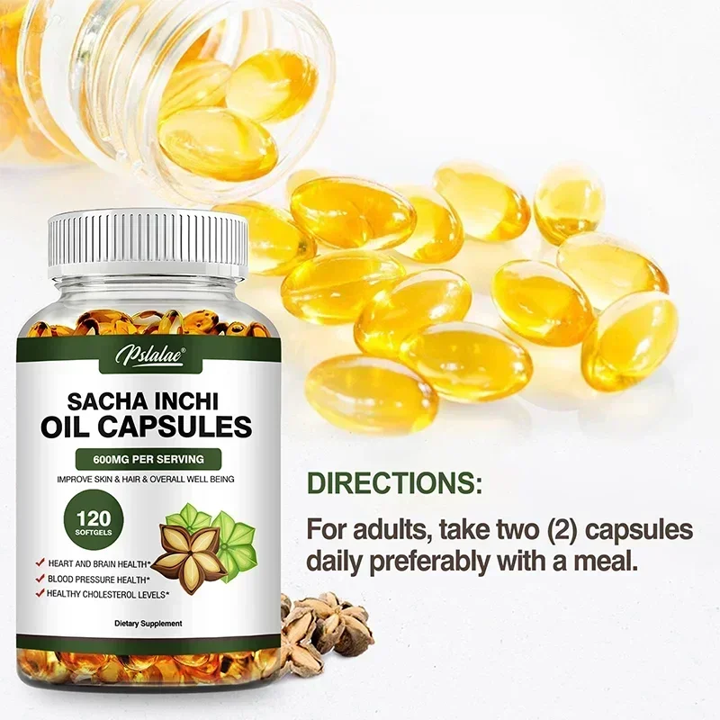 كبسولات زيت إنكا إنشي - توازن مستويات الكوليسترول وتدعم ضغط الدم والقلب والدماغ وضغط الدم، وتعزز مستويات الطاقة والمناعة #6
