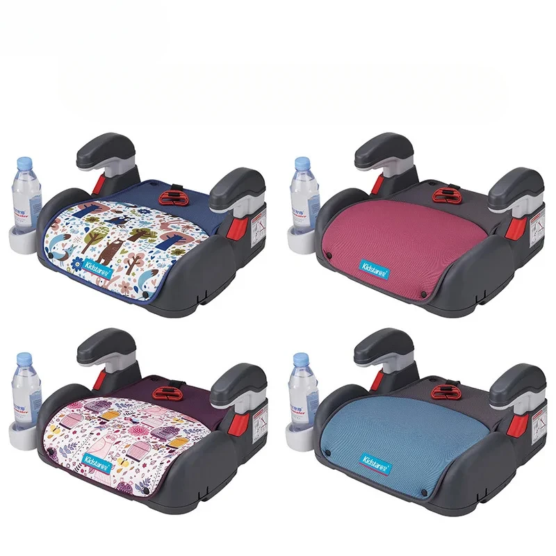 EG95 High Back Booster Seat, Portable Child Safety Chair for 1-12 Years, Adjustable Infant Car Seat, Comfortable Travel Booster