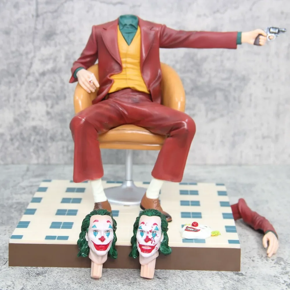 DC Joaquin Phoenix The clown Second Dimensional Figure VC Collection Model Toys Gifts The Joker The Dark Knight Heath Ledger