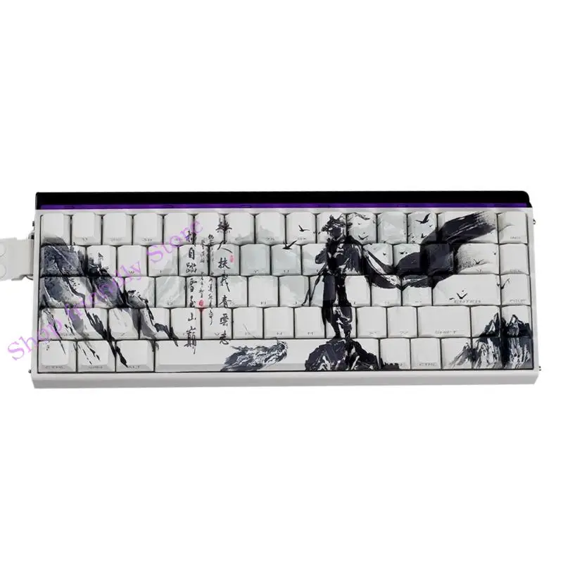 594A PBT Keycaps Side طبعت أساطير Keycaps Chusen للوحة المفاتيح الميكانيكية