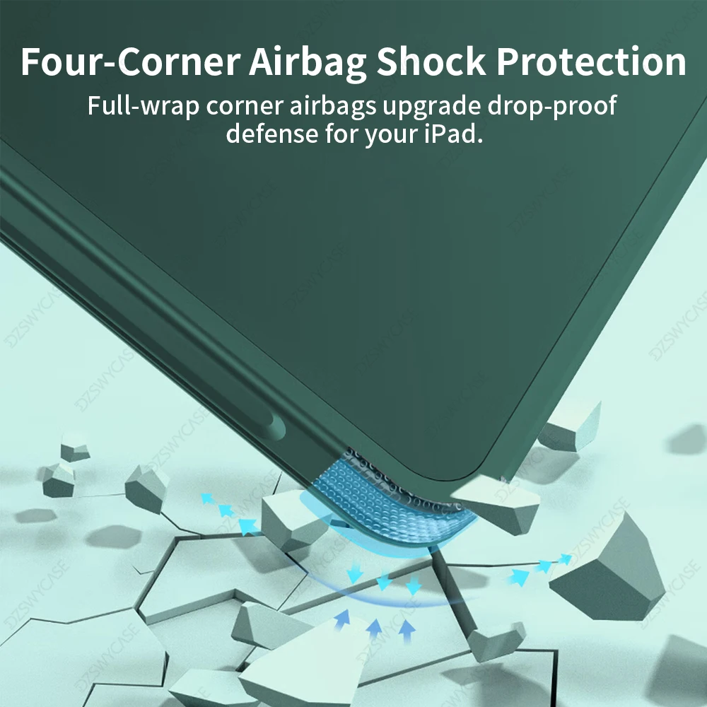 Für iPad 10. 11. A16 Mini 6 7 Pro 11 13 M4 M5 Air 11 M2/M3 Für Air 5/6/7/8 10.9 10.2 9.7 Shockpro Hülle mit seitlichem Stifthalter – Detail 6