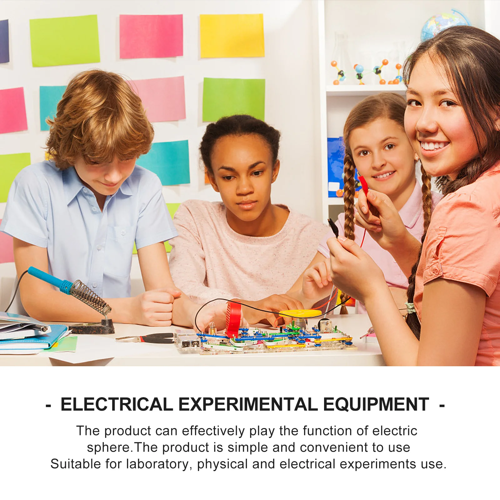 

1pc Electrostatics Teaching Equipment Electric Experiment Tool For Students Physics School Ball Test Device