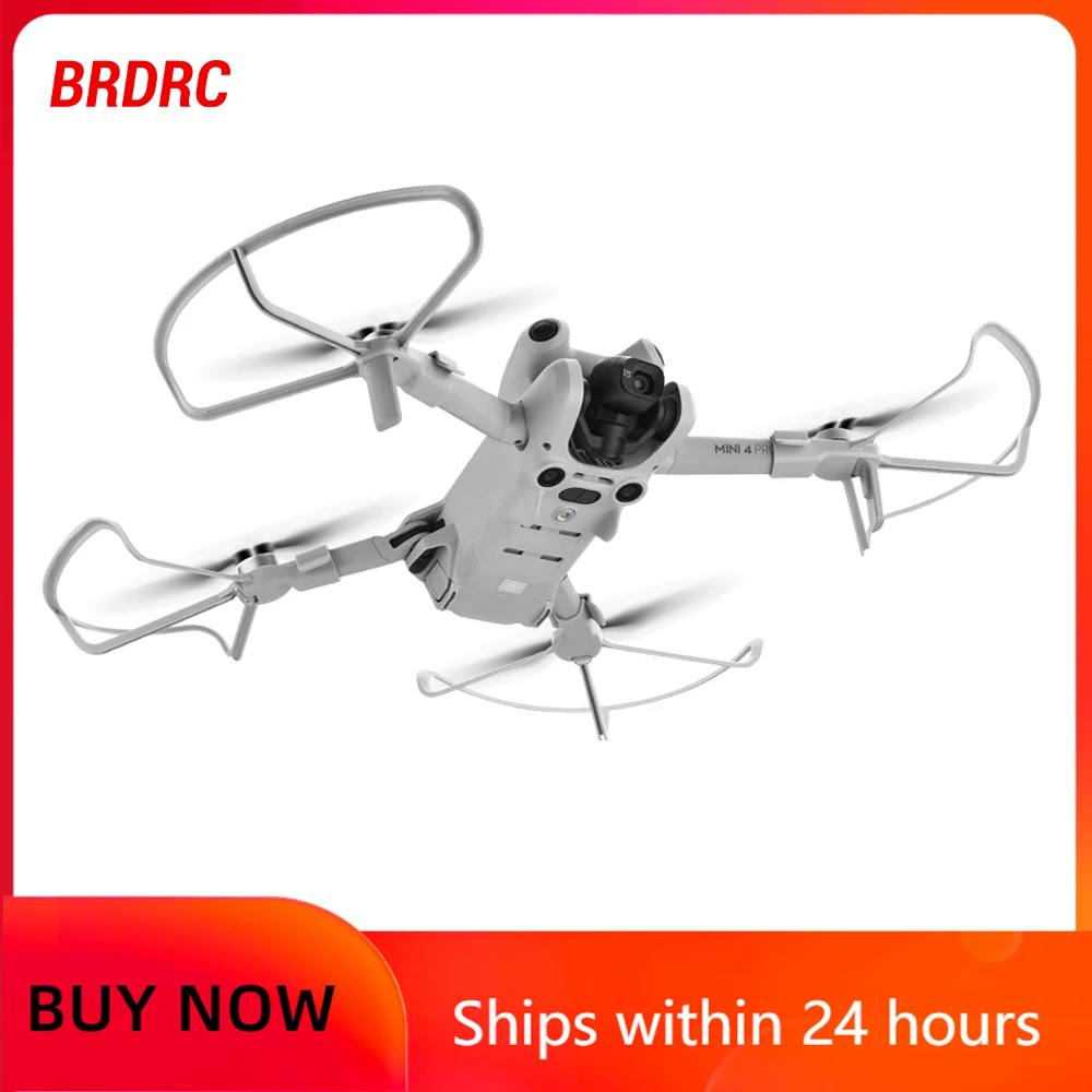 BRDRC Propeller Guard for DJI Mini 4 Pro Props Protector Wing Fan Bumper Cage Cover for Mini 4 Pro Drone Accessories