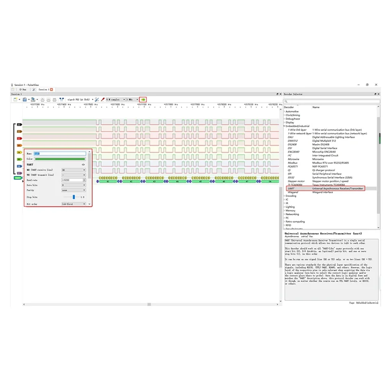 Practical-Nanodla Logic Analyzer Kit TYPE-C SCM ARM FPGA Debugging Protocol Analyzer 24Mhz Samplerate 8CH Open Source