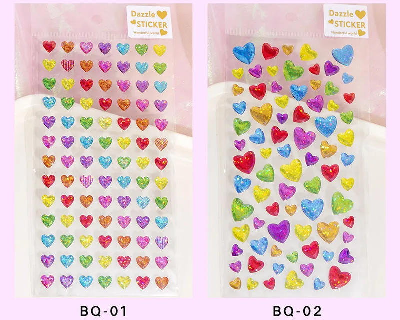 Bunte Kinderaufkleber Mädchen Geburtstagsgeschenke 3D Laser Funkelndes Einhorn Tier Süßigkeiten Aufkleber Scrapbook Dekoration Schulbedarf – Detail 19