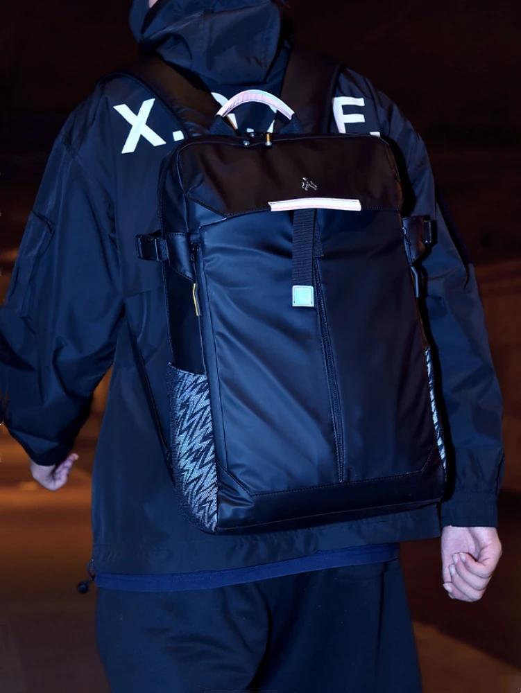 Large Capacity Oxford Expandable Business Laptop Backpack Waterproof Wear-resistant Leisure Travel Backpack Cycling Travel Bags